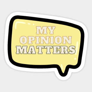 I Matter Sticker